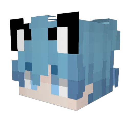 militaryfool218 Minecraft avatar head, 3D render