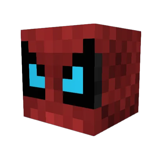 milk__ice Minecraft avatar head, 3D render