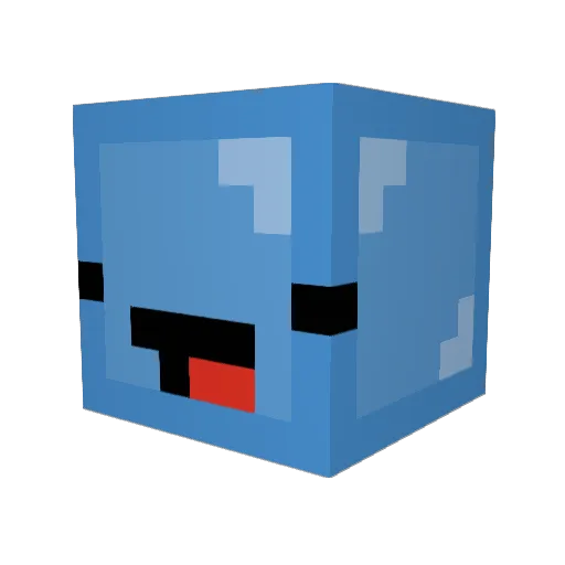 milk_bag Minecraft avatar head, 3D render