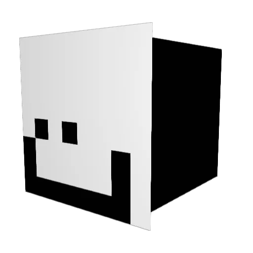 milk_man74 Minecraft avatar head, 3D render
