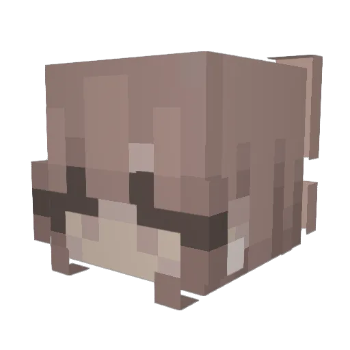 milkabluberry321 Minecraft avatar head, 3D render
