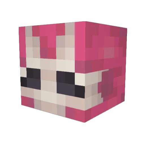 milkbbox Minecraft avatar head, 3D render