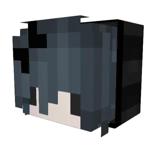 milkcookie123 Minecraft avatar head, 3D render