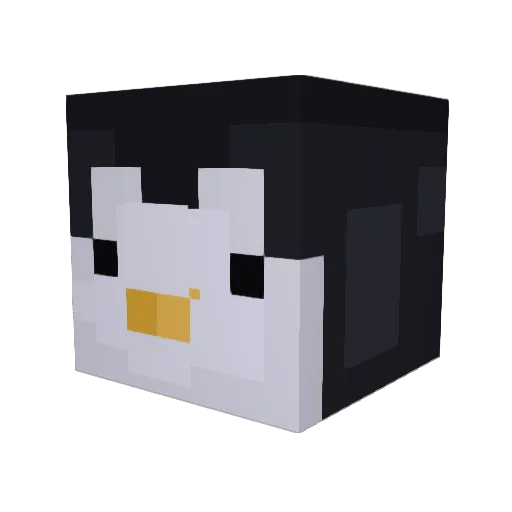 milkdior Minecraft avatar head, 3D render