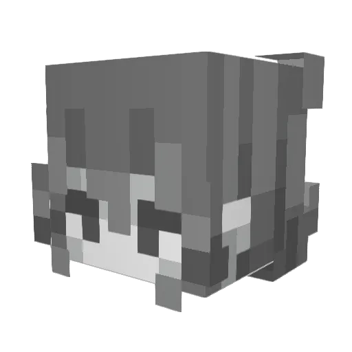 milkfmilk Minecraft avatar head, 3D render