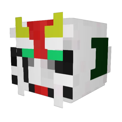 milkit69 Minecraft avatar head, 3D render
