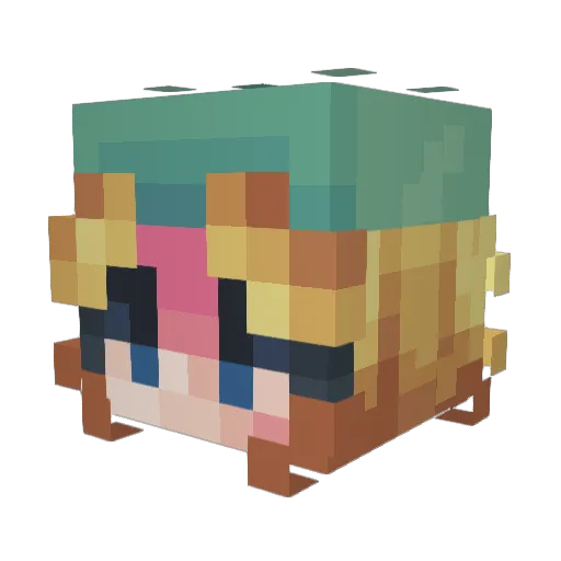 milkman832 Minecraft avatar head, 3D render