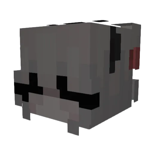 milkofthesiren Minecraft avatar head, 3D render