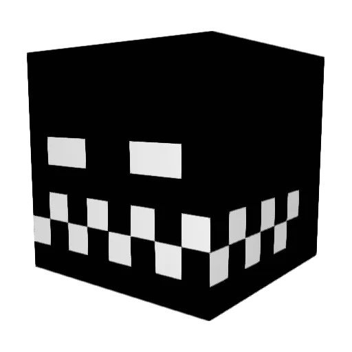 milkontv Minecraft avatar head, 3D render