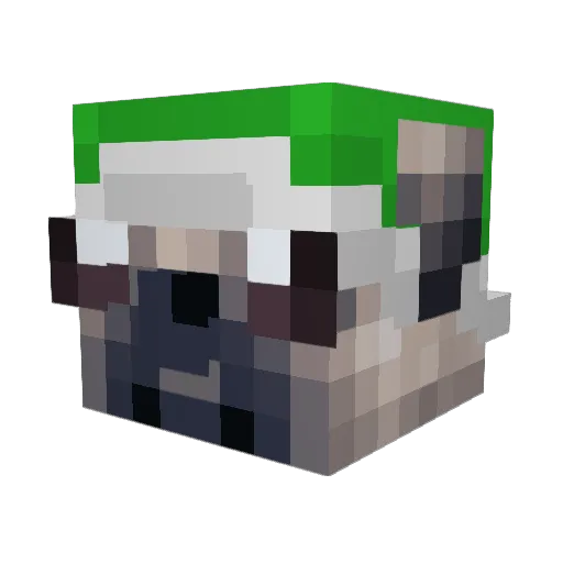 milkshake46 Minecraft avatar head, 3D render