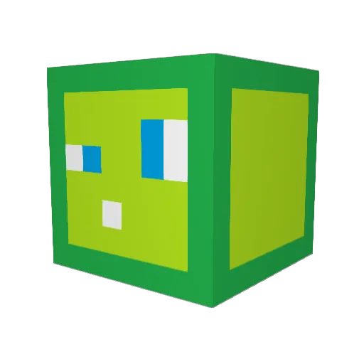 milkyjnr Minecraft avatar head, 3D render