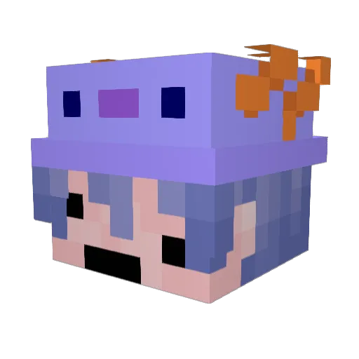 milkymilkshake69 Minecraft avatar head, 3D render