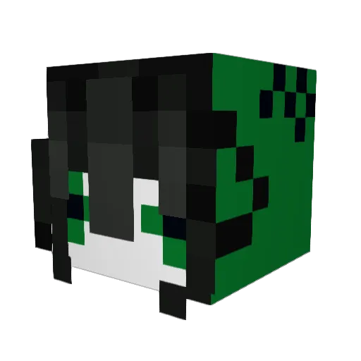 mill3niumm Minecraft avatar head, 3D render