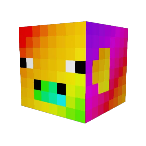 millenniumdragon Minecraft avatar head, 3D render