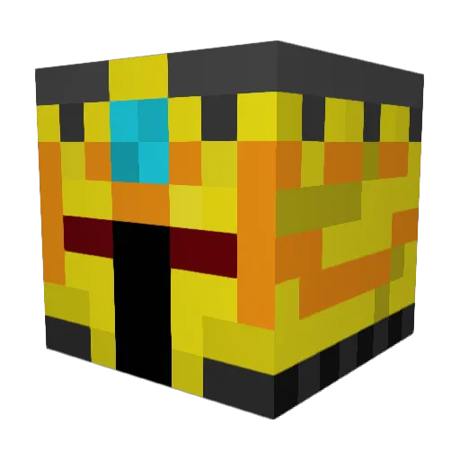 miller_dog Minecraft avatar head, 3D render