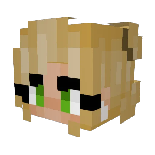 miller_litty Minecraft avatar head, 3D render
