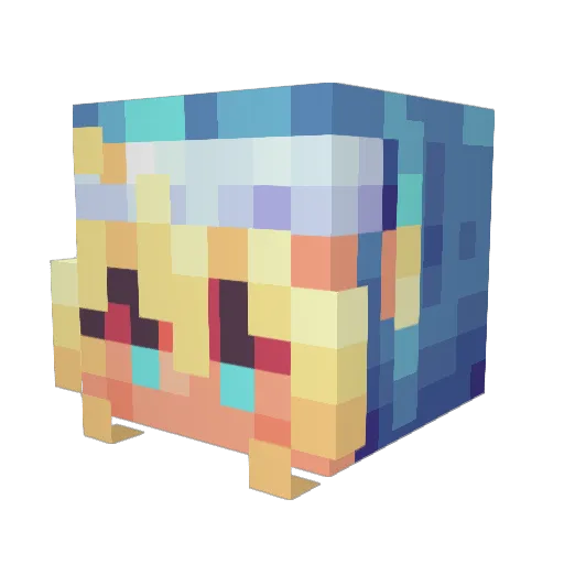 millerbros2900 Minecraft avatar head, 3D render