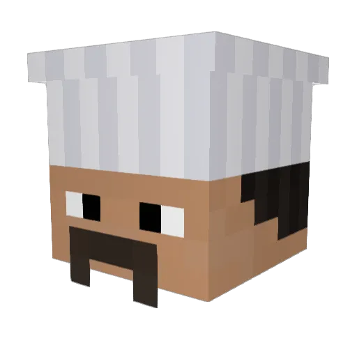 millerlay Minecraft avatar head, 3D render