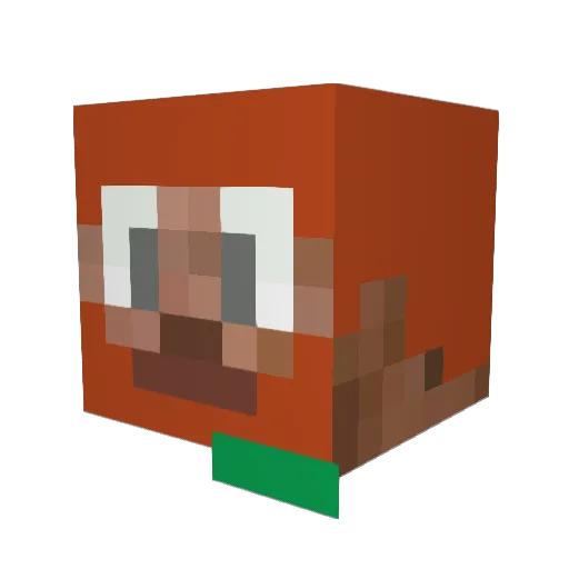 milletbb13 Minecraft avatar head, 3D render