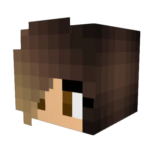 millieisab3lla Minecraft avatar head, 3D render