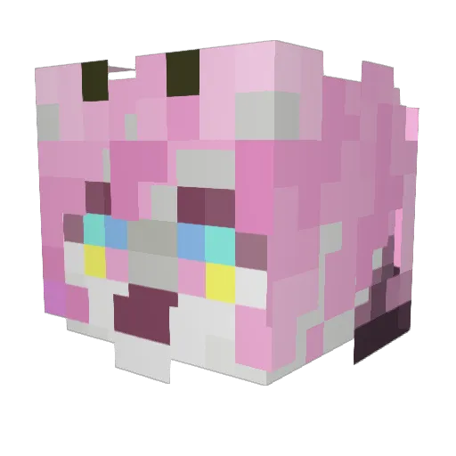 milliemcflurry Minecraft avatar head, 3D render
