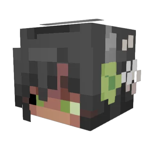 milliemcnn Minecraft avatar head, 3D render