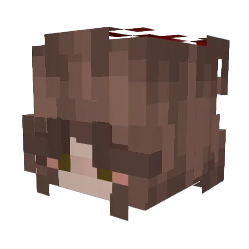 milliesqq Minecraft avatar head, 3D render