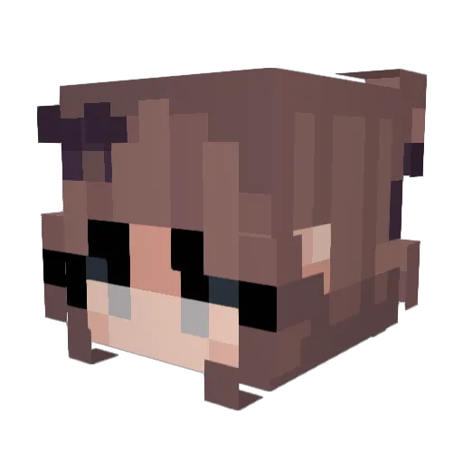 millieverspielt Minecraft avatar head, 3D render