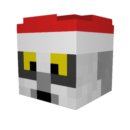 milliexx9 Minecraft avatar head, 3D render