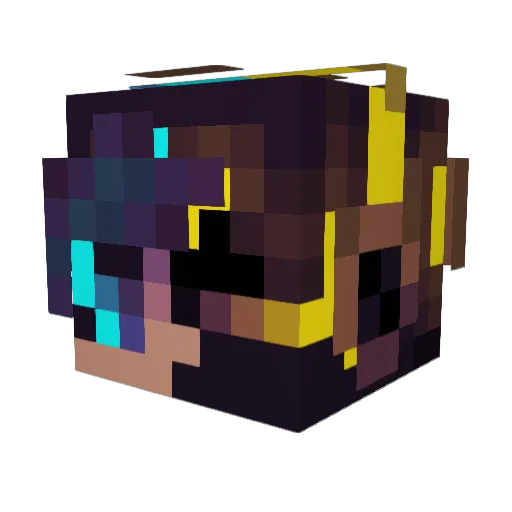 million_maxwell Minecraft avatar head, 3D render