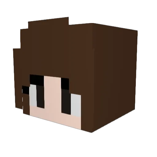 millionarrow Minecraft avatar head, 3D render