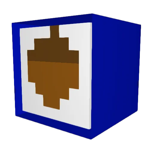 millips8523 Minecraft avatar head, 3D render