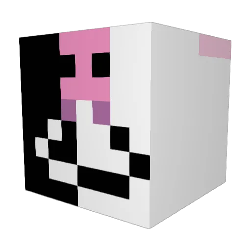 millitaryman Minecraft avatar head, 3D render