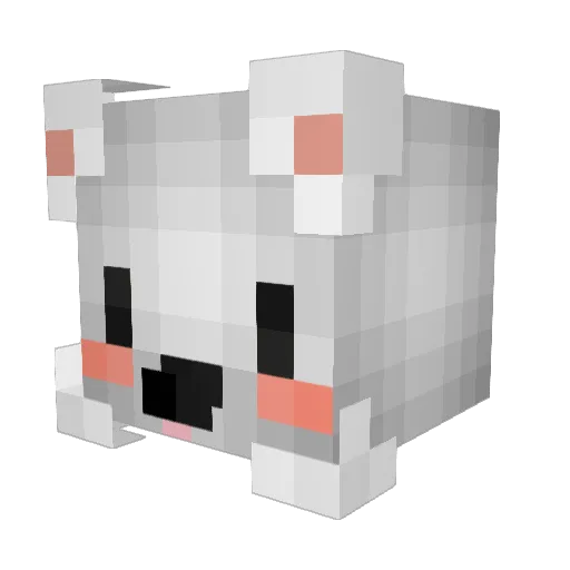 millivr Minecraft avatar head, 3D render