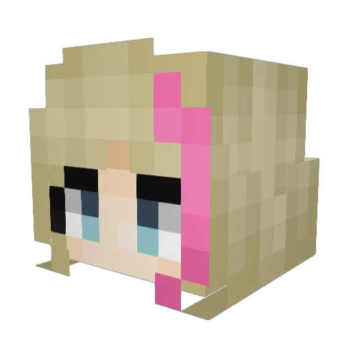 milliwaysb Minecraft avatar head, 3D render