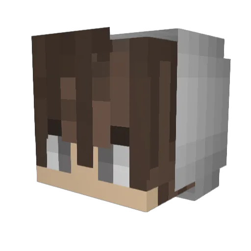 mills0n Minecraft avatar head, 3D render