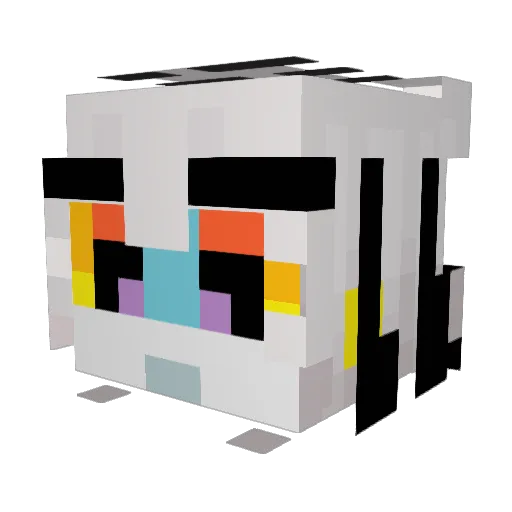 mills1405 Minecraft avatar head, 3D render