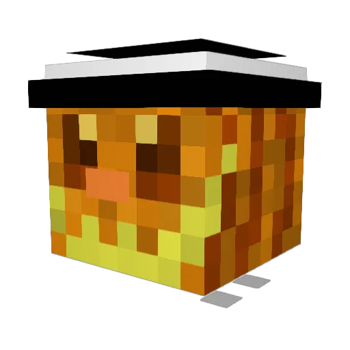 millsea2 Minecraft avatar head, 3D render