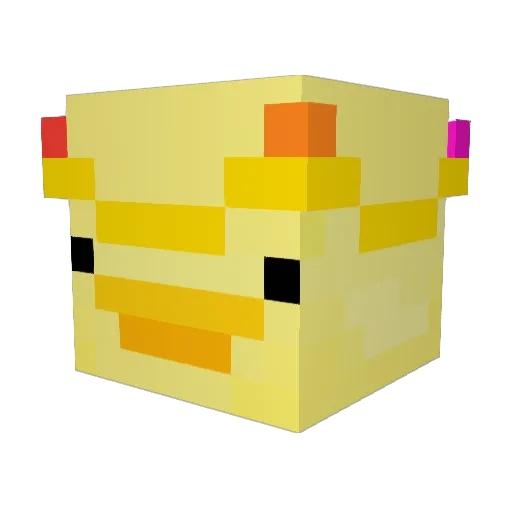 millstinger Minecraft avatar head, 3D render