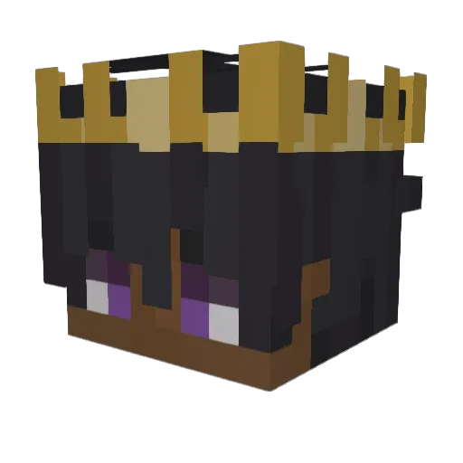 milnes01 Minecraft avatar head, 3D render