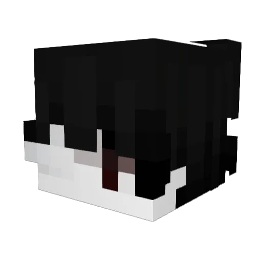 milnochez Minecraft avatar head, 3D render