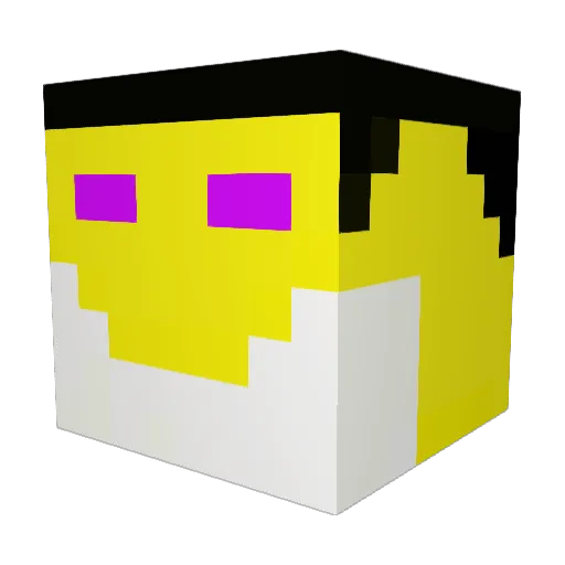 milo0935077031 Minecraft avatar head, 3D render
