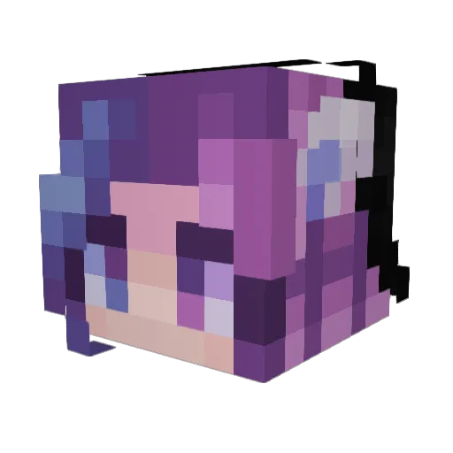 milo3000 Minecraft avatar head, 3D render