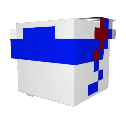 milolegend2 Minecraft avatar head, 3D render