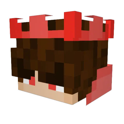 milomaster7 Minecraft avatar head, 3D render