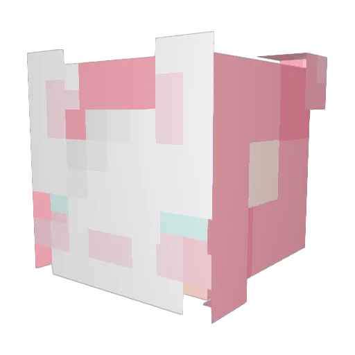 milomw Minecraft avatar head, 3D render
