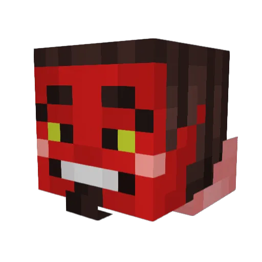 milosmadeofmilk Minecraft avatar head, 3D render