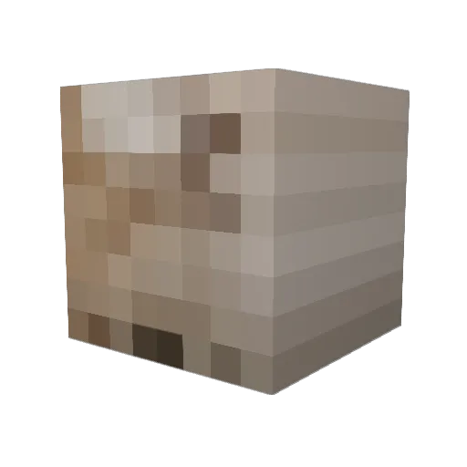 milotaur2294 Minecraft avatar head, 3D render