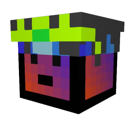 milshteinU Minecraft avatar head, 3D render