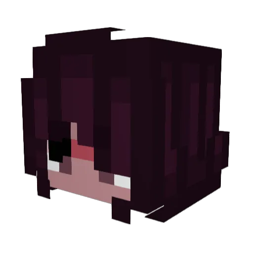 miltank80 Minecraft avatar head, 3D render